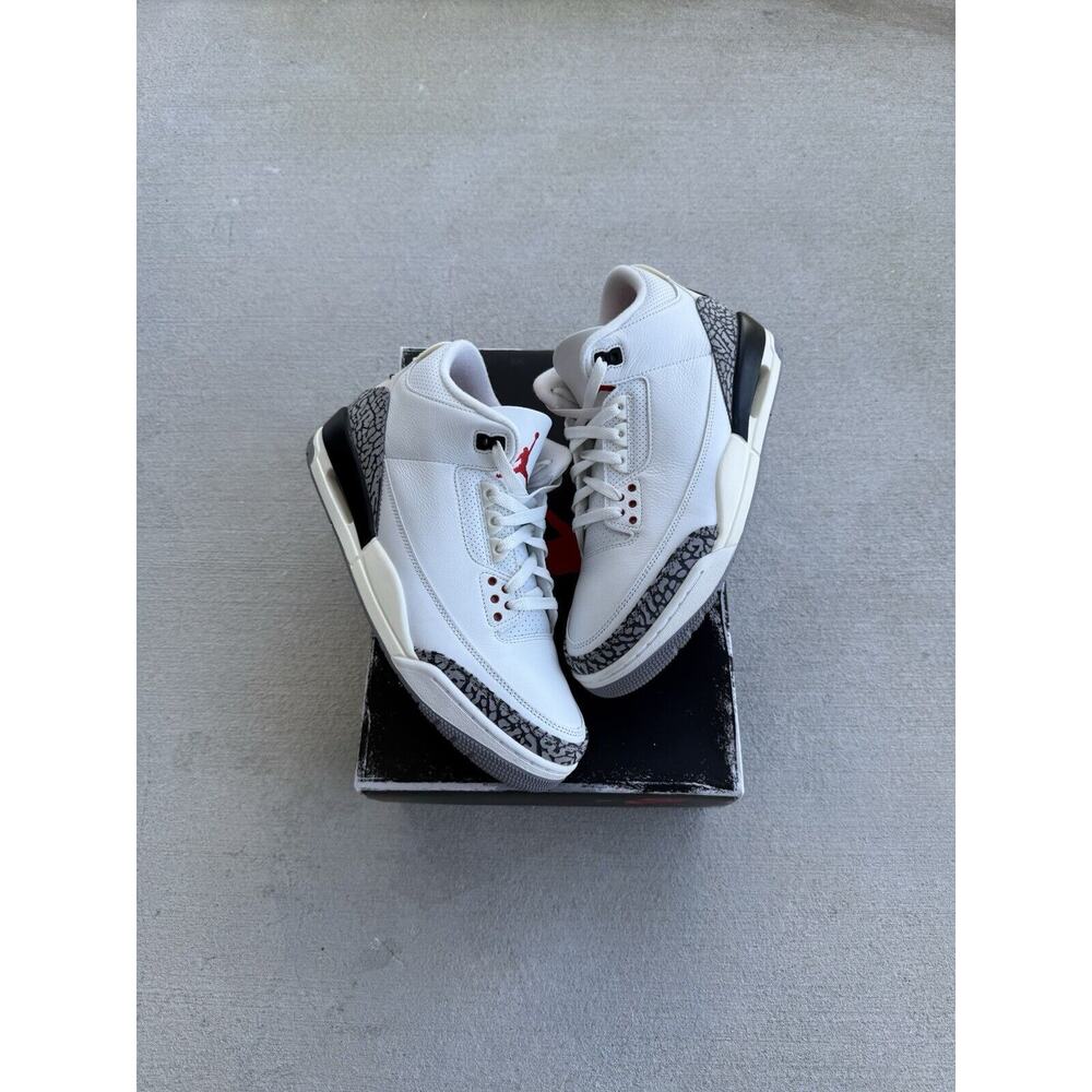 Air Jordan 3 Retro Mid White Cement Reimagined Mens 10.5